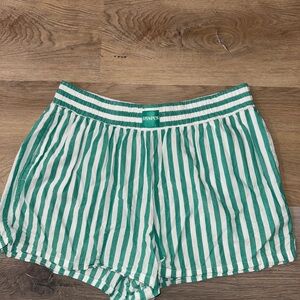 Green & White Striped Joyspun Boxers